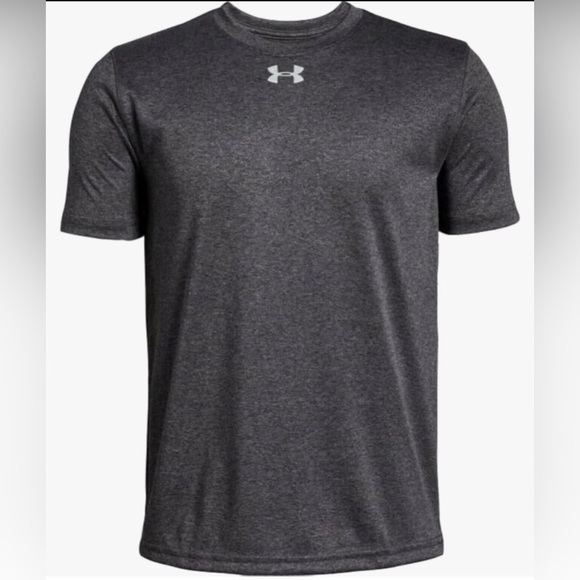 Kid’s Under Armour Locker Tee 2.0 Heather Grey Size YS - Picture 1 of 2